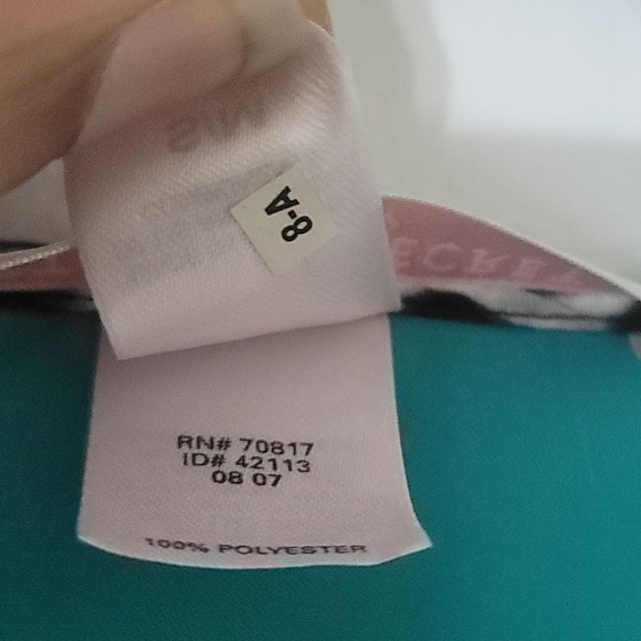 Victorias Secret Very Sexy Satin‎ Robe Small Teal Lace Animal Print Trim Silky - Picture 8 of 8